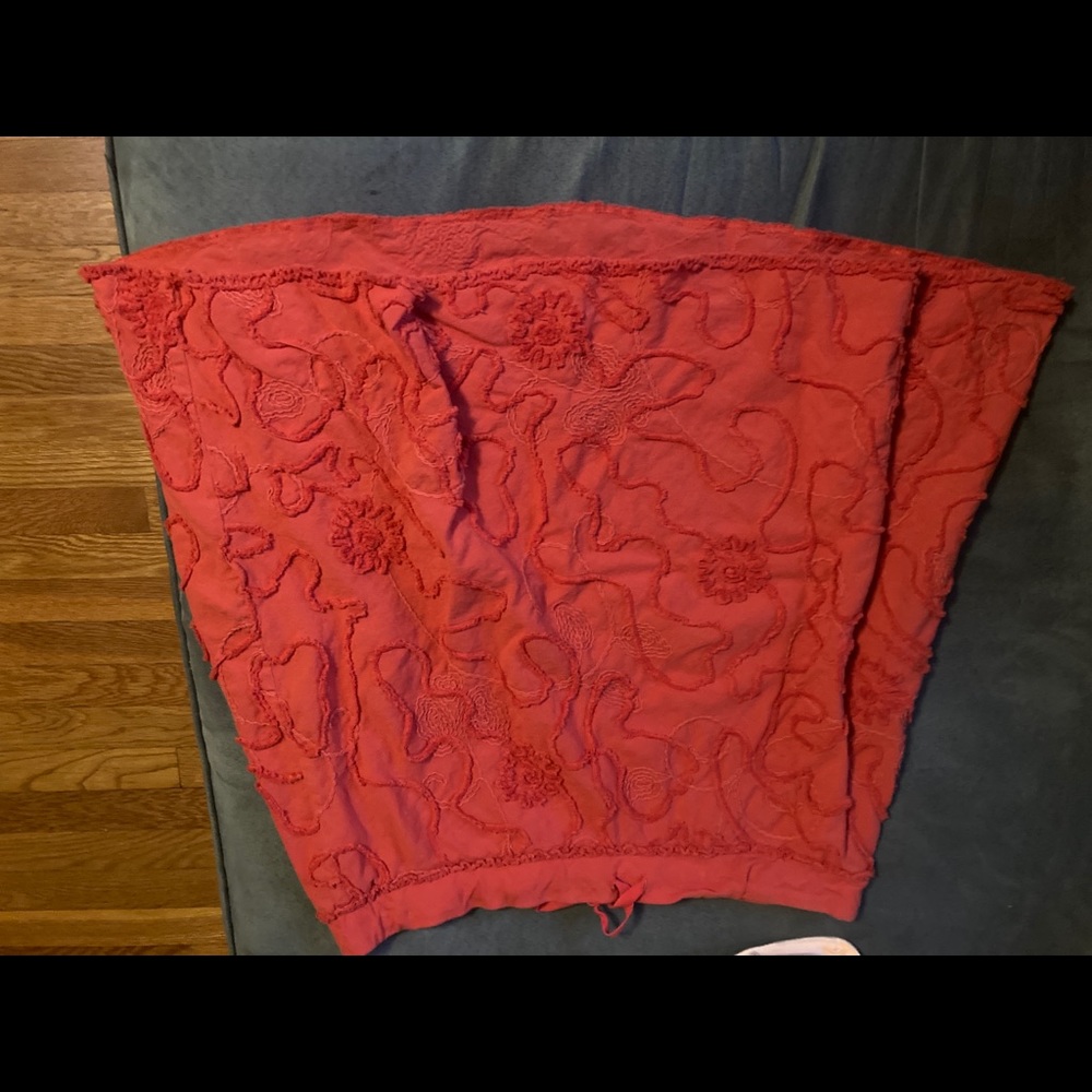 Burnt Orange knee length skirt